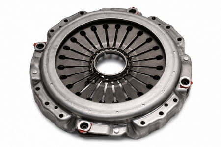 Лепестковая корзина сцепления КАМАЗ Евро-2 (КПП-154, ZF-16S151) MFZ-430 (Венгрия, «RIDER») RD.3482.083.118