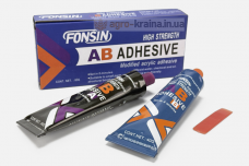 Клей двокомпонентний універсальний 80гр. (Китай, «FONSIN»)