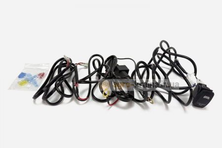 Проводка-подключения LED фар/балок, переключатель клавиша (L=3,00мм) АМ4208