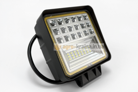 Фара-LED рабочая (квадратная, 42 светодиода, 63W)