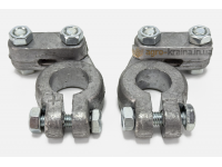 Клеммы аккумулятора свинец (комплект 2шт. плюс + минус) (Украина)