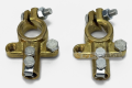 Клеммы аккумулятора усиленные латунь (комплект 2шт. плюс + минус) (Украина)