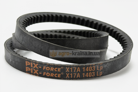 Ремінь вентилятора-генератора ЮМЗ зубчастий (16х11х1403) (Індія, «PIX»)