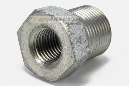 Штуцер проходной ЮМЗ (от патрубка радиатора к крану) 45А-1301009