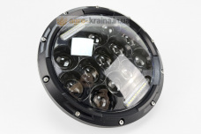 Рестайлинговая фара-LED в решетку ЮМЗ (ближний-дальний + ДХО, 65W, ⌀ 178мм/7 дюймов)