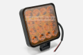 Купить Фара-LED mini, оранжевый свет, пластиковый корпус (16 диодов, 48Вт, 12В) АМ4762