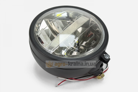 Фара-LED передняя МТЗ, ЮМЗ (D=127мм, металлический корпус) ФГ-305М-5 LED