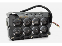 Фара-LED прямоугольная (ближний+дальний) (8 линз, 47Вт, 12/24В, 118х87х40) АМ4984