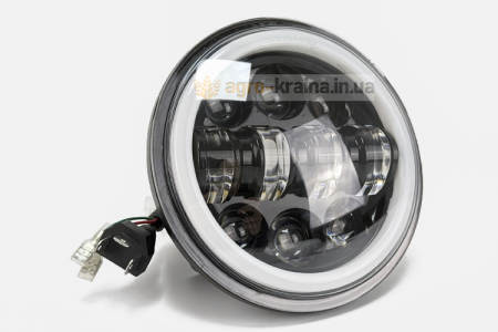Фара-LED в корпус ФГ-304/305 МТЗ, ЮМЗ (ближний-дальний+поворот+ДХО, 40Вт) АМ4319