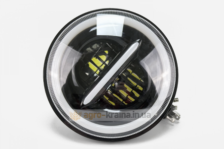 Фара-LED в корпус ФГ-307 МТЗ, Т-150, ЮМЗ (ближній-дальний+поворот+ДХВ, 65Вт, 7 дюймів) АМ4801