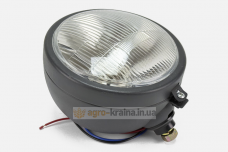 Фара передняя МТЗ, ЮМЗ под лампу Н4 (D=165мм, металлический корпус) ФГ-305М-7