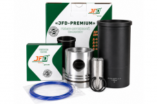 Поршневая группа Д-245, 260 МТЗ, ЗИЛ, ГАЗ, МАЗ; Евро-1, гр.М (Ø42, с вставкой, камера по центру Ø38) (Украина, «JFD-PREMIUM»)
